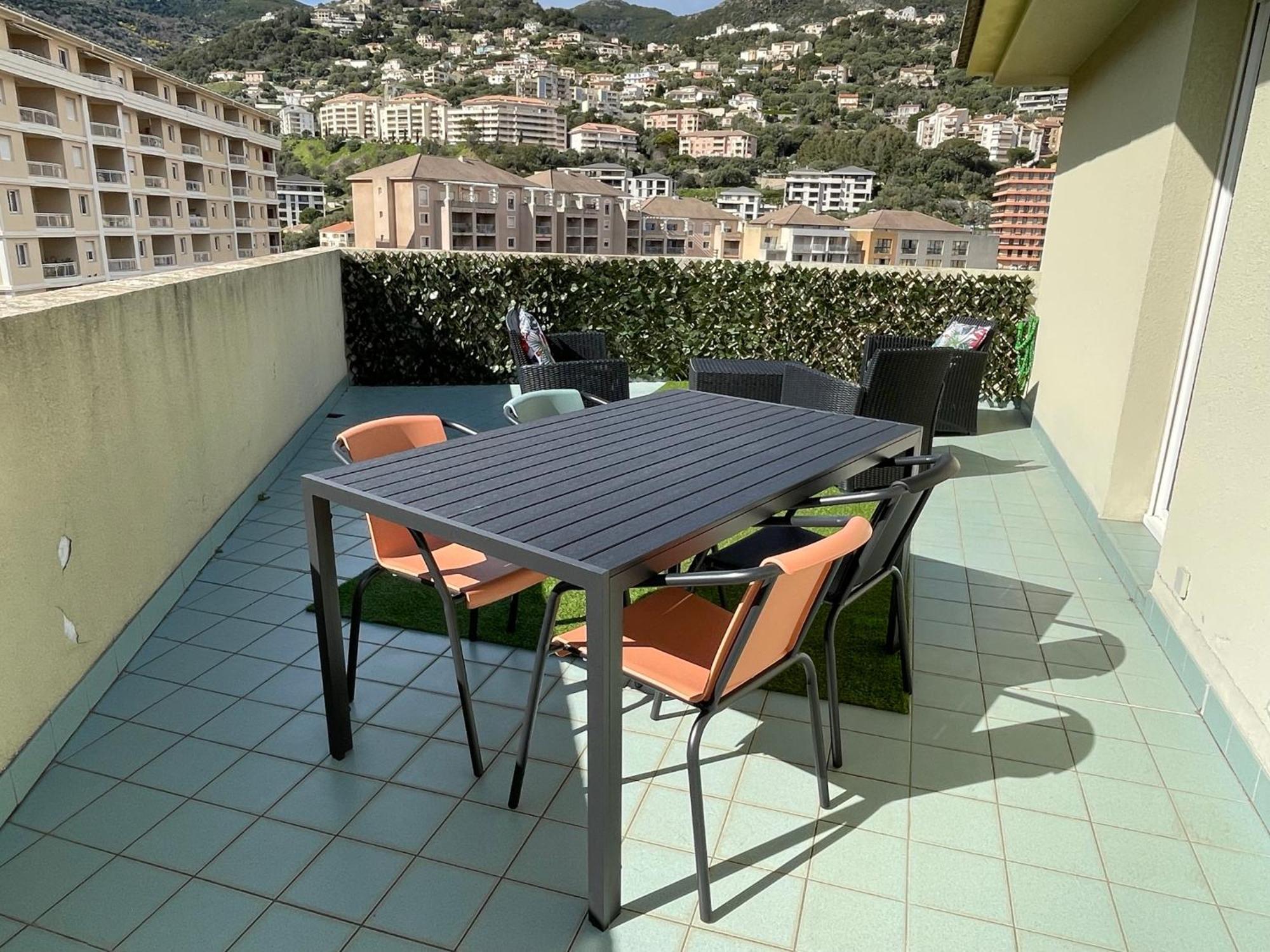 Grand T2 Proche Centre Ville, Vue Mer Et Montagne Bastia  Ngoại thất bức ảnh